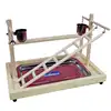 standing bird playground with two plastic feeders wooden parrot playing platform Exercise pet toy
