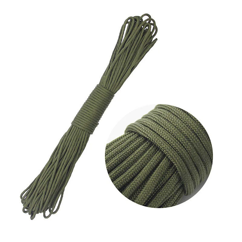 

550 Parachute Cord Lanyard Rope Mil Spec Type III 7 Strand 100FT Climbing Camping survival equipment