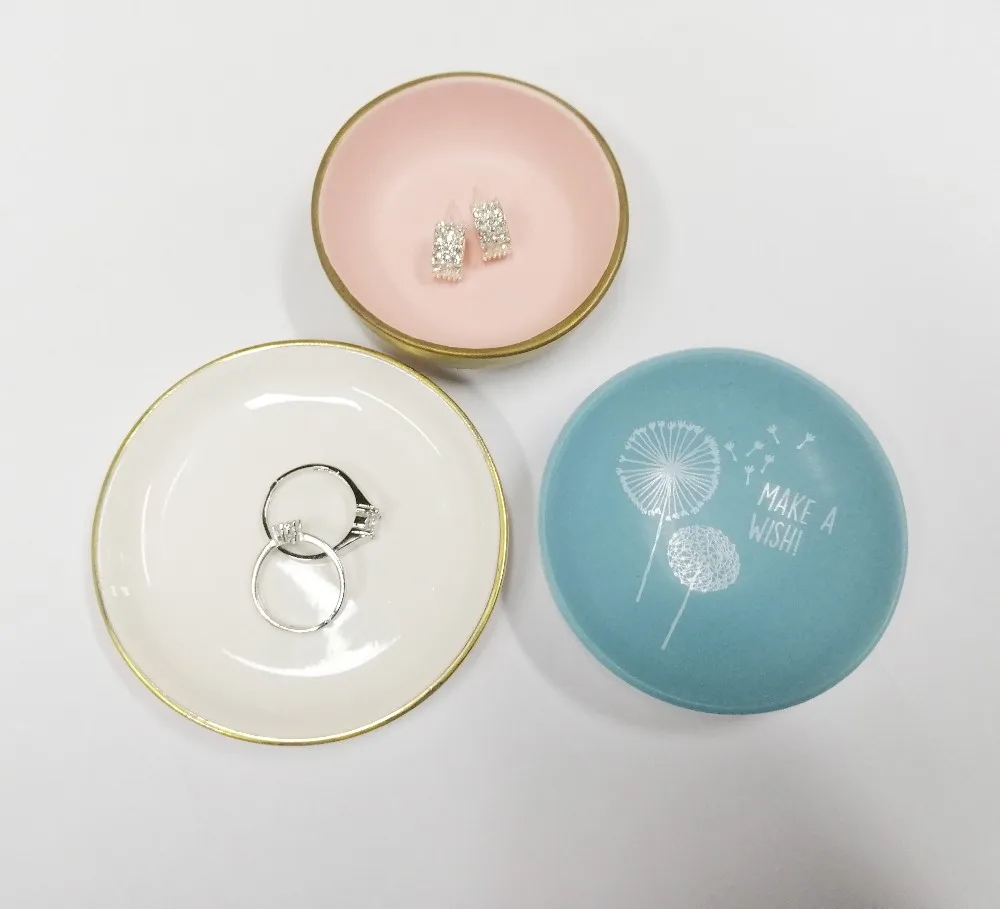 Bulk Ceramic Simple White Round Ceramic Ring Dish Buy Ceramic Simple