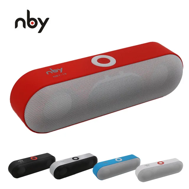 Mini NBY-18 Blutooth Speaker 3D Surround Stereo Subwoofer HIFI Wireless Portable Speakers Boombox Blue tooth Music Receiver