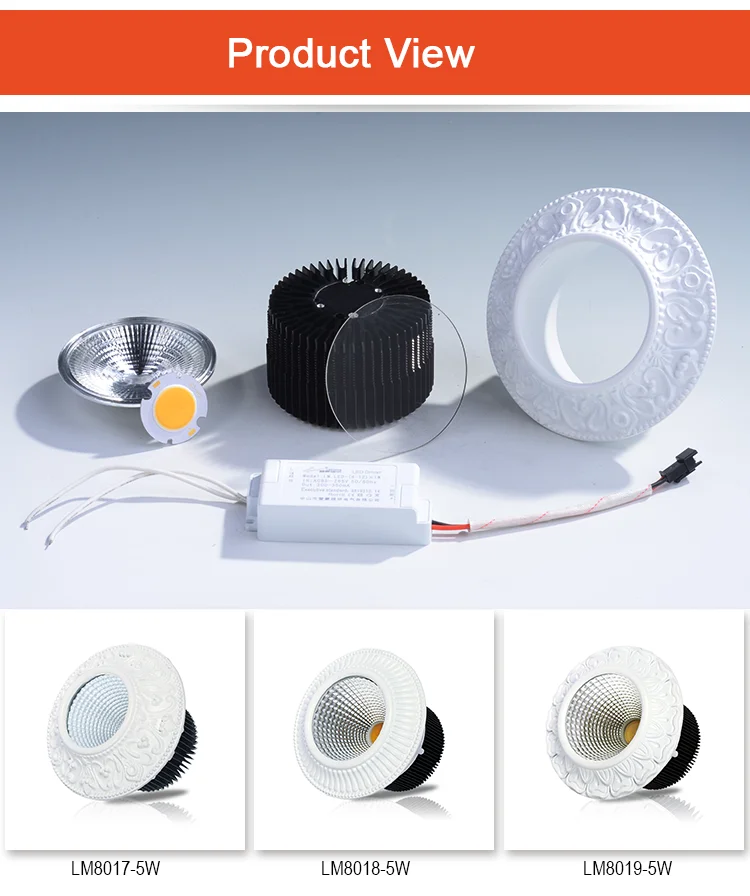 CE &ROHS approved High luminous flux adjustable led spotlight