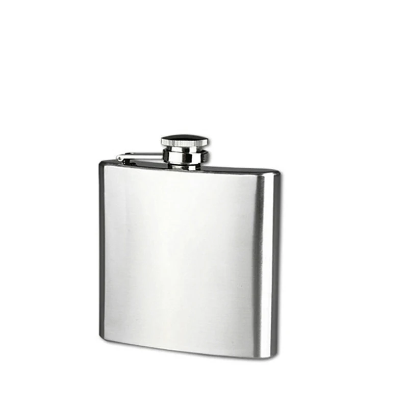 

7 oz Classic personal style stainless steel eco material alcohol drinking container wine liquor hip flask