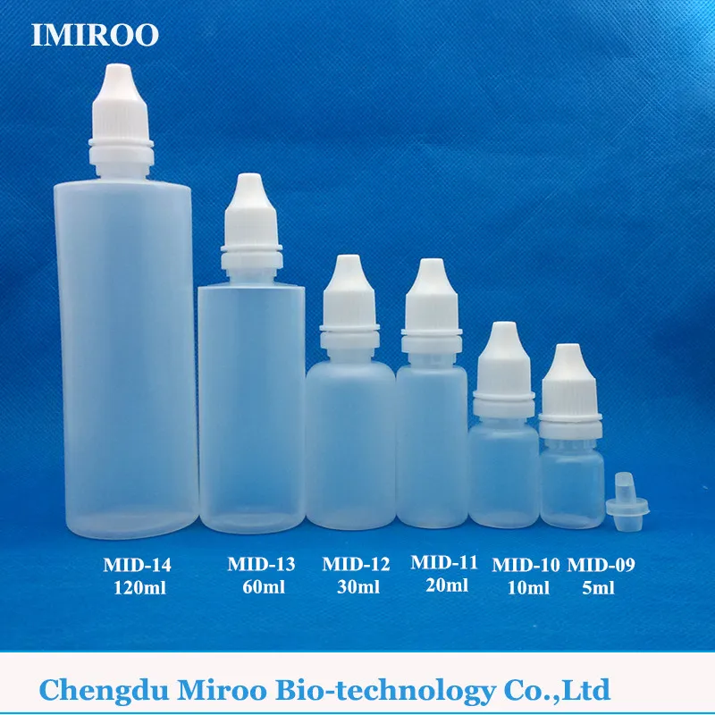 * Factory Original 5ml 10ml 15ml 30ml 60ml Plastic Empty Dropper