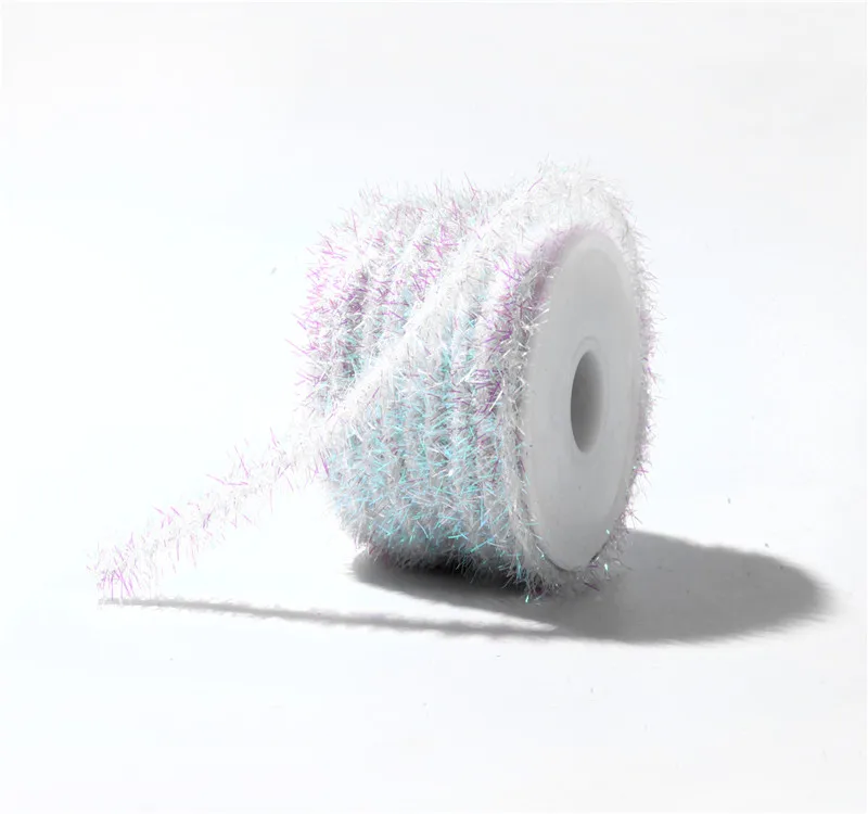 Wholesale Christmas Wired Tinsel Garland Shiny Decorative Tinsel