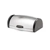 Top selling modern style stainless steel metal vacuum bread box with lid