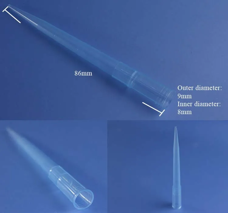 Lab Disposable Pipette Tip 1250ul With Blue Buy Pipette Tip 1250ul