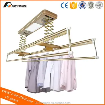 2016 Ultra Thin Design Ceiling Mounted New Style Automatic Clothes Horse Buy Clothes Rack Clothes Drying Rack Electric Clothes Drying Rack Product