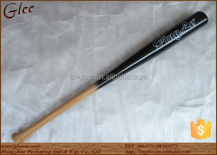 2015 wholesale new cheap wood baseball bat with different color
