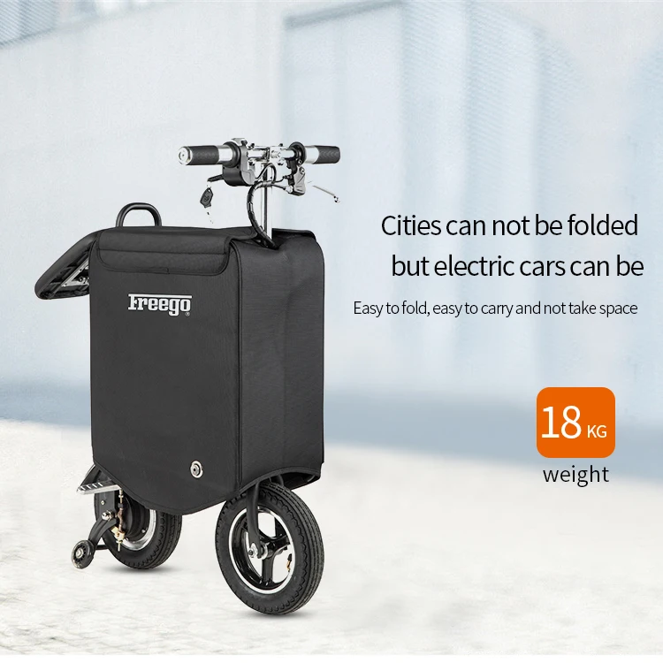 2018 New Travelling Case 158watts Luggage Electric Scooter Buy 2018