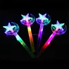 fairy maiden Magic flashes 2017 LED Flashing Stick Children Girls Light Up Star Fairy Magic Wand Sticks