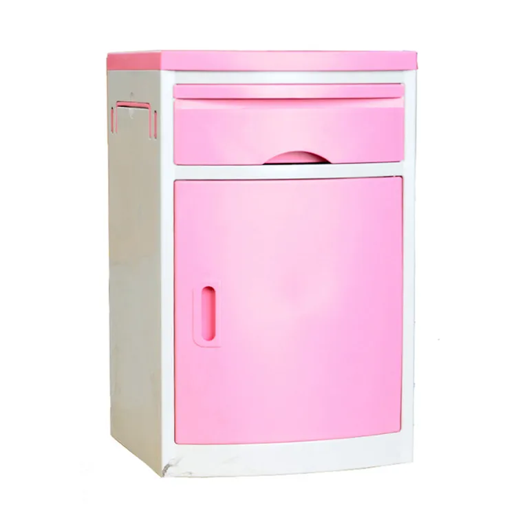 ABS medical bedside tables hospital bed for sales ABS bedside locker cabinet