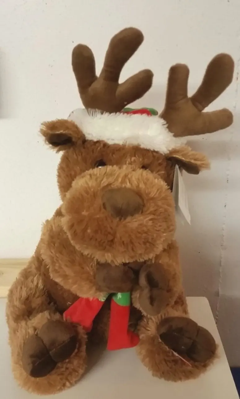 singing reindeer toy