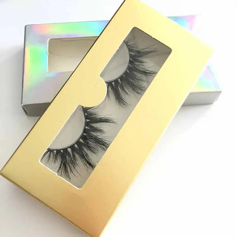 

FDshine 25mm long lashes with custom lash box mink eyelashes vendor