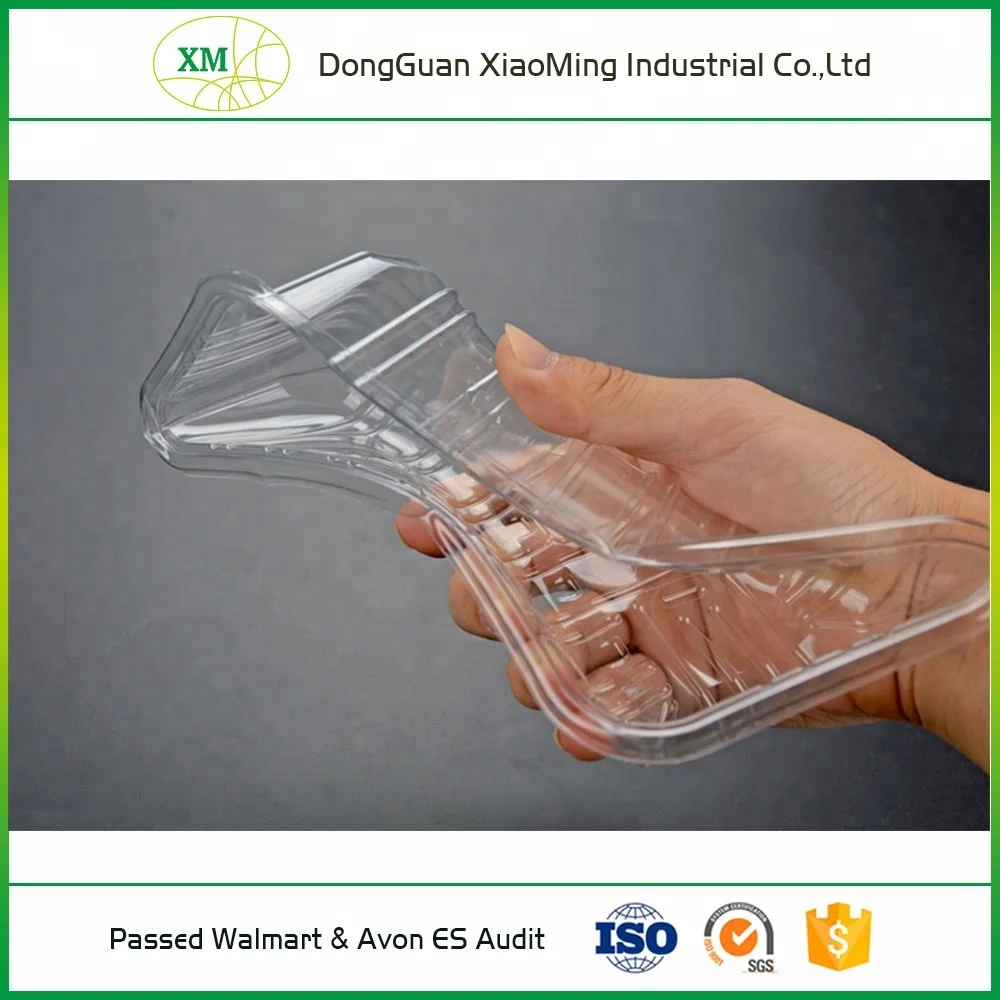 
Wholesale biodegradable pvc pet disposable transparent plastic fruit blister packaging tray 