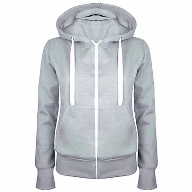 

Wholesale stylish comfortable soft shell women zip up casual hoodie jacket, Blue,grey,black etc