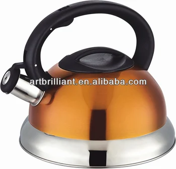 Stainless Steel 3 5l Yellow Tea Kettles