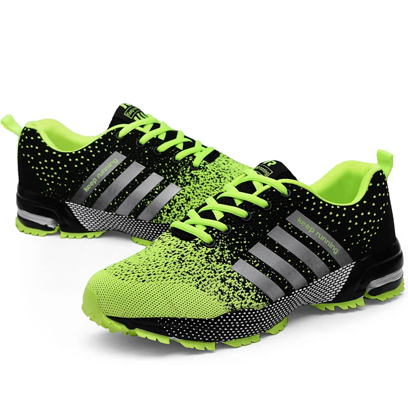 
Knitting Sport Running Walking Casual Breathable Women Shoes Men Sneakers 