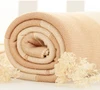 P18C46TR knitted worsted cotton throw blanket baby sleeping bedding