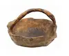 2014 wood best sale fruit basket hand carved wood hand Handmade Wooden Carving Baskets