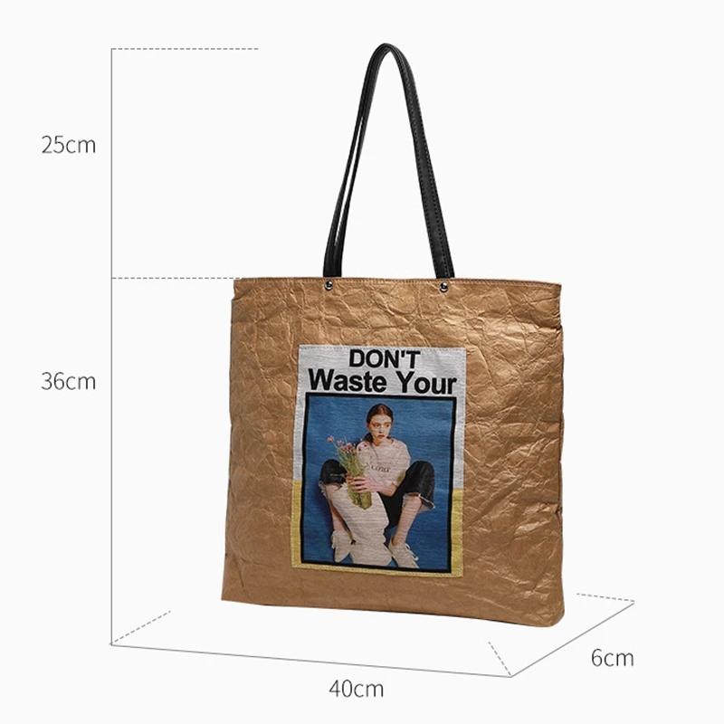 High quality new style foldable and tear resistant strong durable eco friendly breathable tyvek tote shopping bag