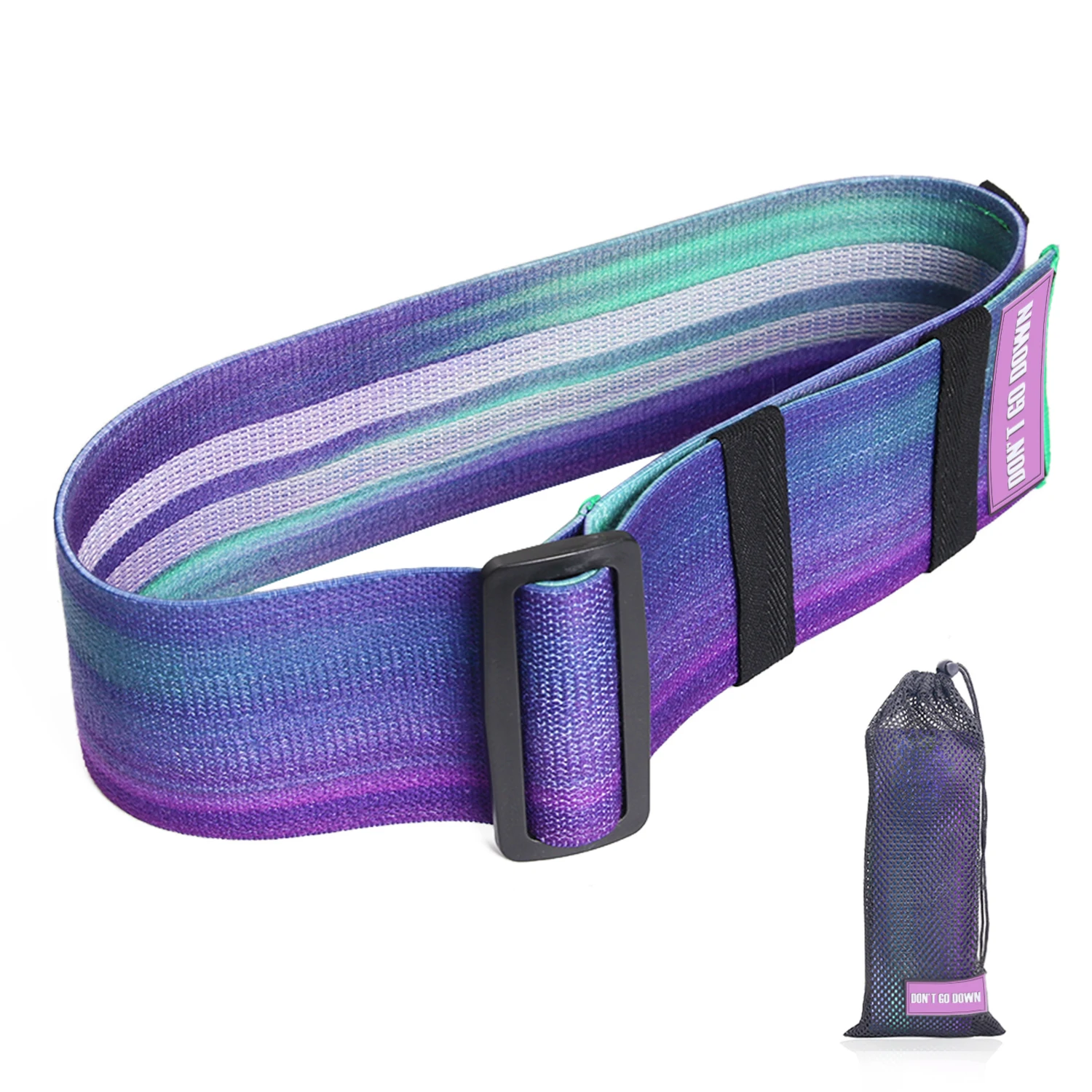 customized sports fitness adjustable  fabric  hip circle resistance band