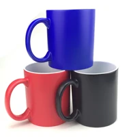 

11oz sublimation mug fms sending magic mug color changing ceramic coffee custom picture mug