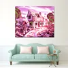 Diy coloring picture by numbers painting calligraphy canvas pictures for living room drawing by number sunset river forest