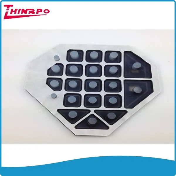 Spray Painting Laser Etching Back-lighted Silicone Rubber Keypads ...