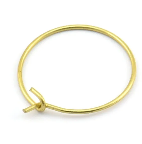 

20x0.8mm Eco-Life Raw Brass Earring Studs, Brass Earring Wires ,