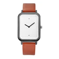 

TOMI T083 Oem Design Minimalist Men And Women Leather Waterproof Versatile Square Quartz Watch Wrist