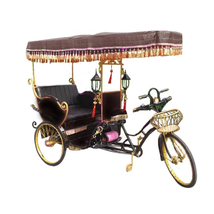 
48V 800W 4 passenger three wheel Electric Rickshaw Pedicab for sale 
