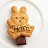 New style cute cartoon imitation cookie shaped baby hair clips