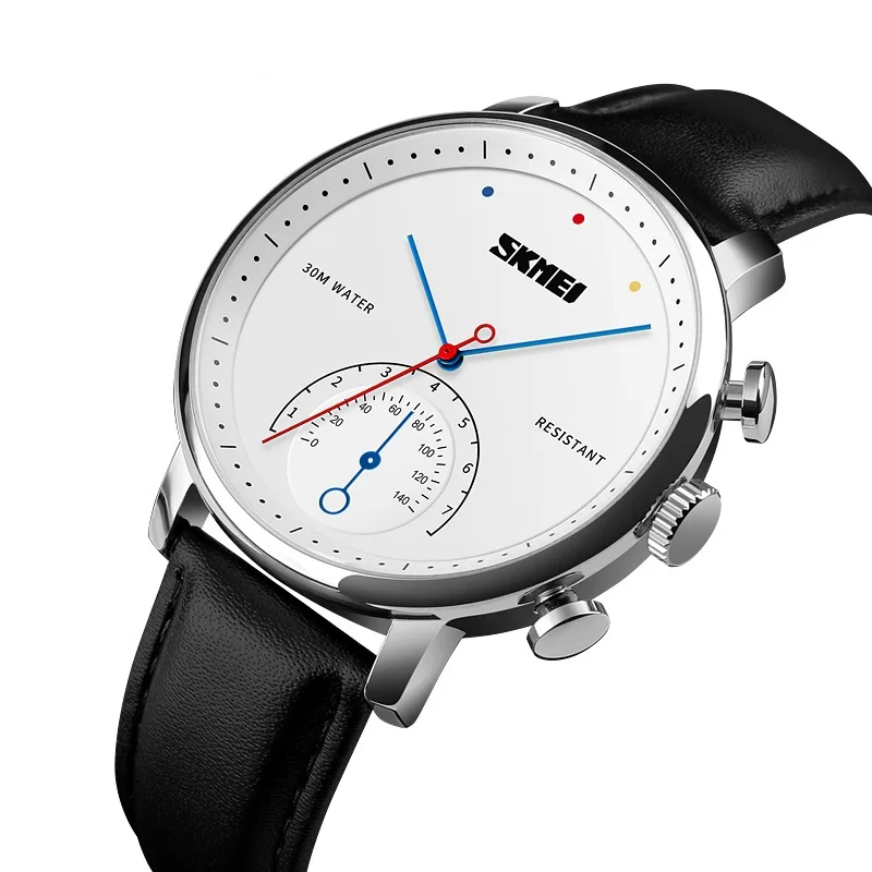 

Skmei 1399 High Quality Fashion Leather Band Custom Men's Watch Luxury Quartz Watches Men Wrist
