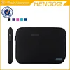 Water-resistant neoprene laptop sleeve case , Custom color notebook cover bag