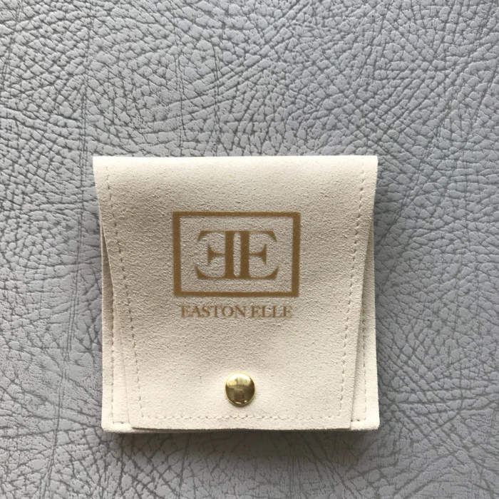 

China pink fashion velour pouch gift bag with logo, Custom