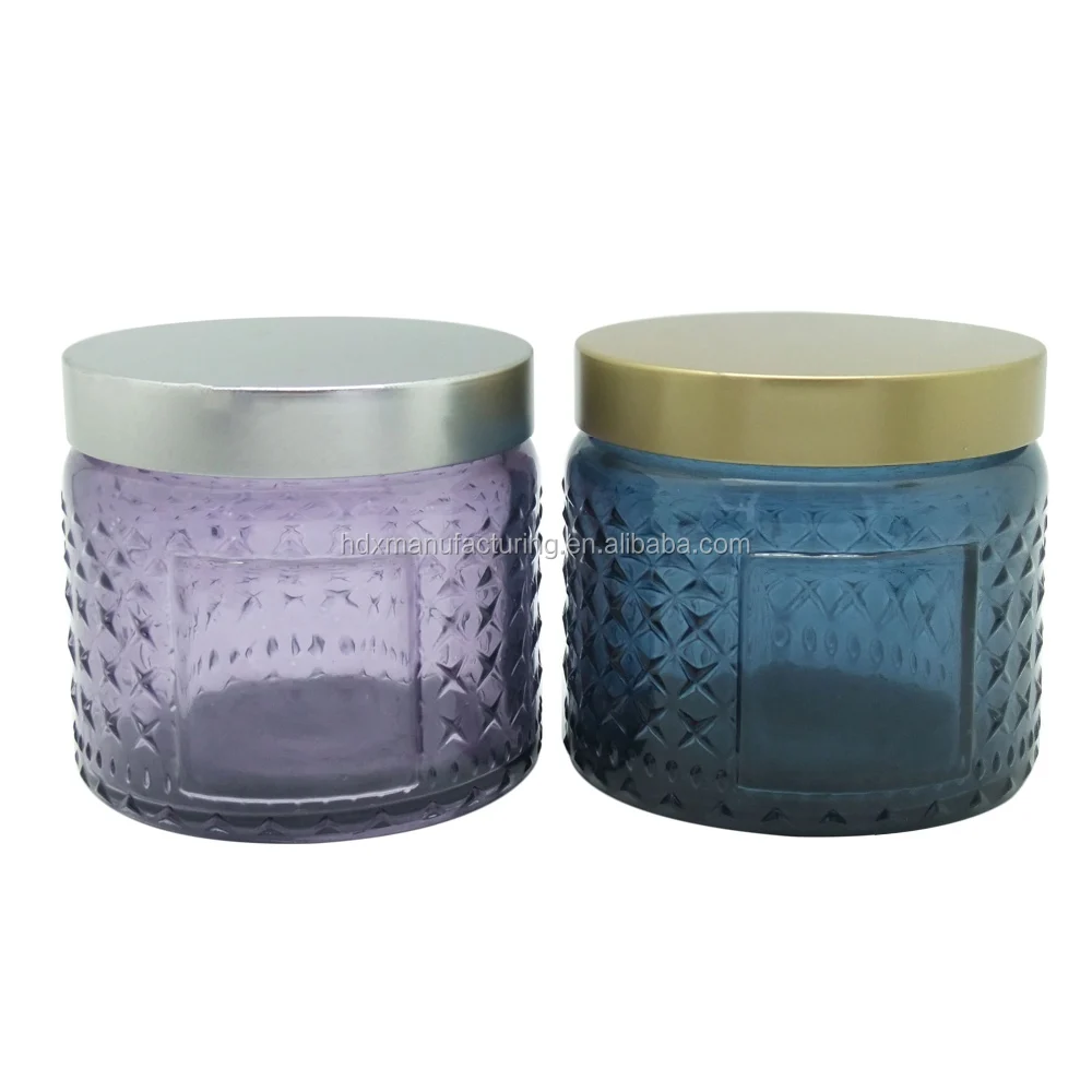 9oz Unique Candle Jars With Lids Wholesale Candle Vessels Fancy Candle
