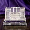 Customized 3d crystal building model with free logo and wording for company souvenir gifts