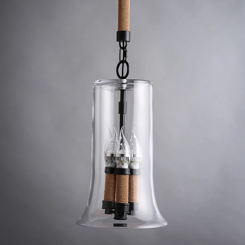 2016 nieuwe moderne glazen hanglampen industriële stijl hanglamp ...