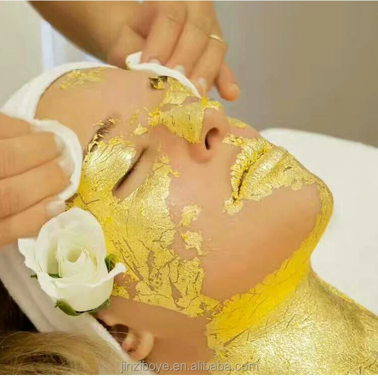 

24k pure gold leaf face mask for gold facial