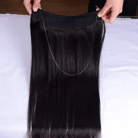 

halo hair extensions with wire natural human hair