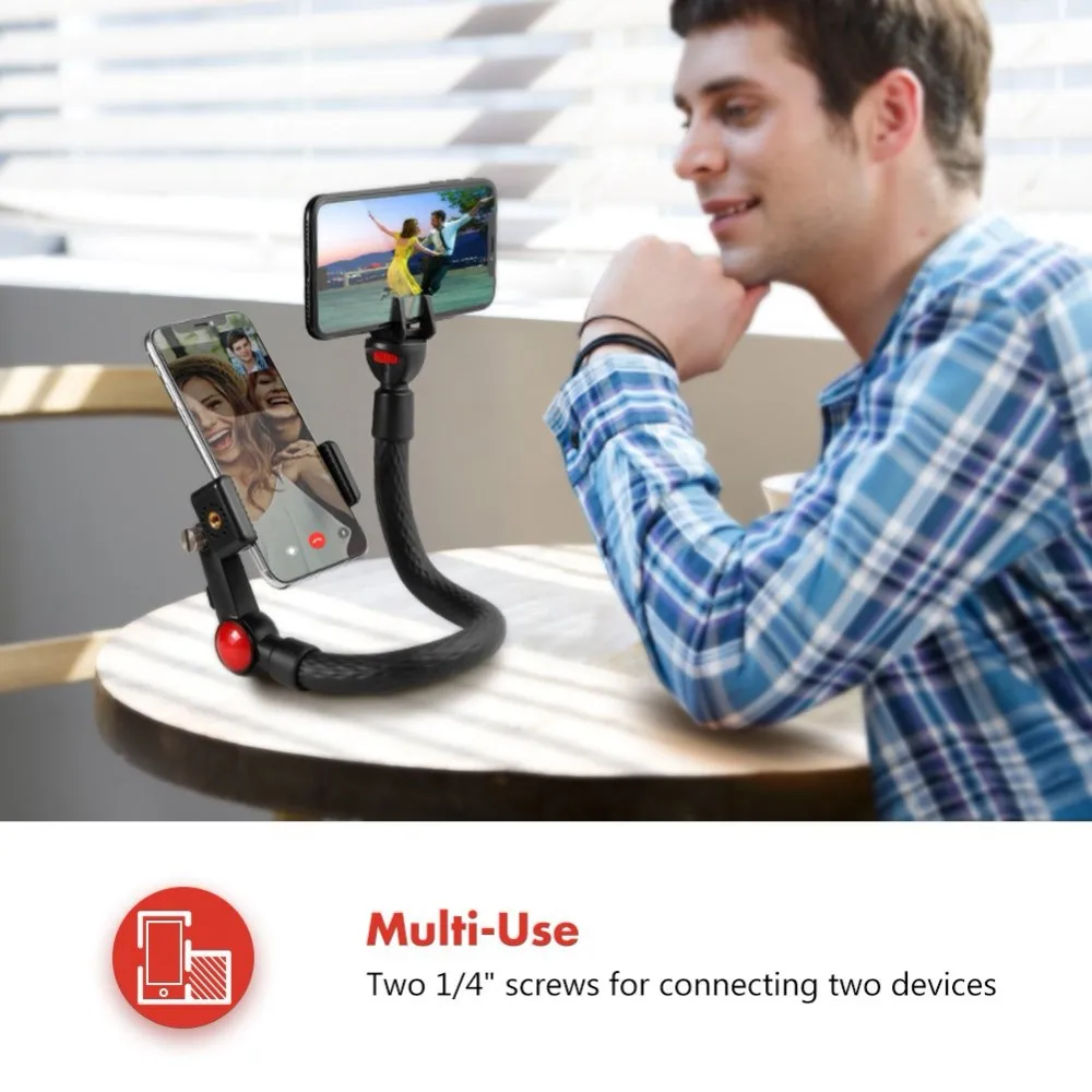 Fotopro Waterproof Flexible Tripod Single Leg Mobile Phone Vlog Selfie