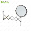 Chrome finish wall mounted bathroom pulling mirror