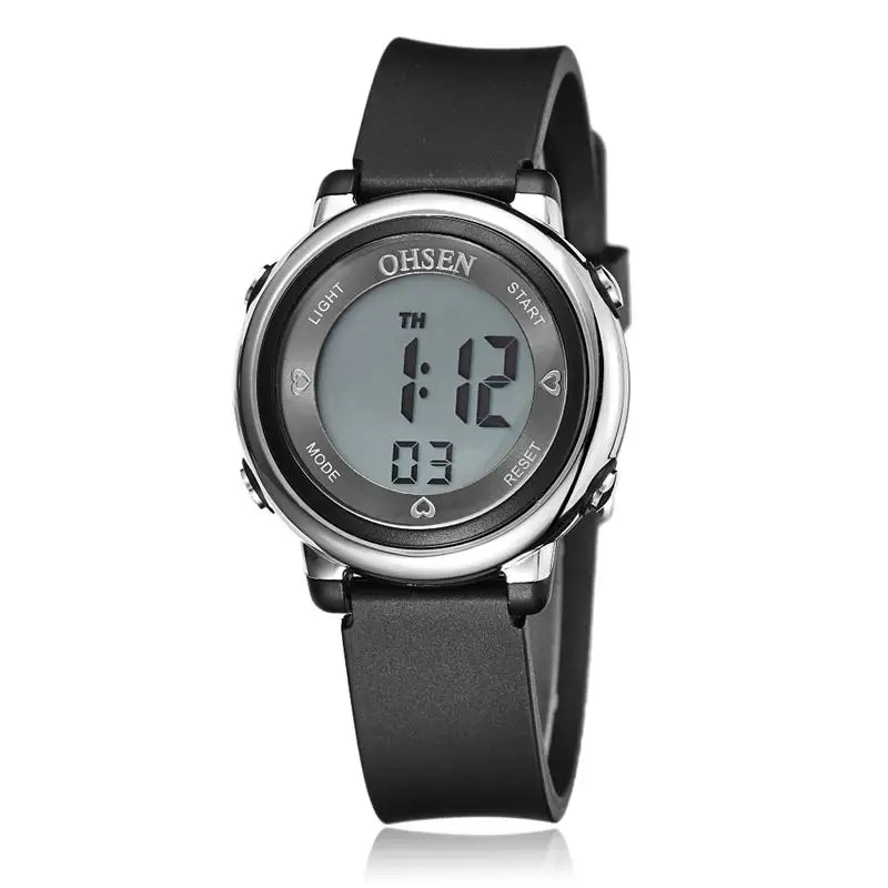

OHSEN 1605 Children Sports Watches Waterproof LED Digital Watch Girls Boys Multifunction Watch, N/a