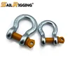 Steel Crane Safety Screw Pin Large Omega Anchor Bow Shackle for Rigging Marine Hardware