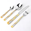 Try harder restaurant cutlery tray and spoon fork knife set 72pcs for gift