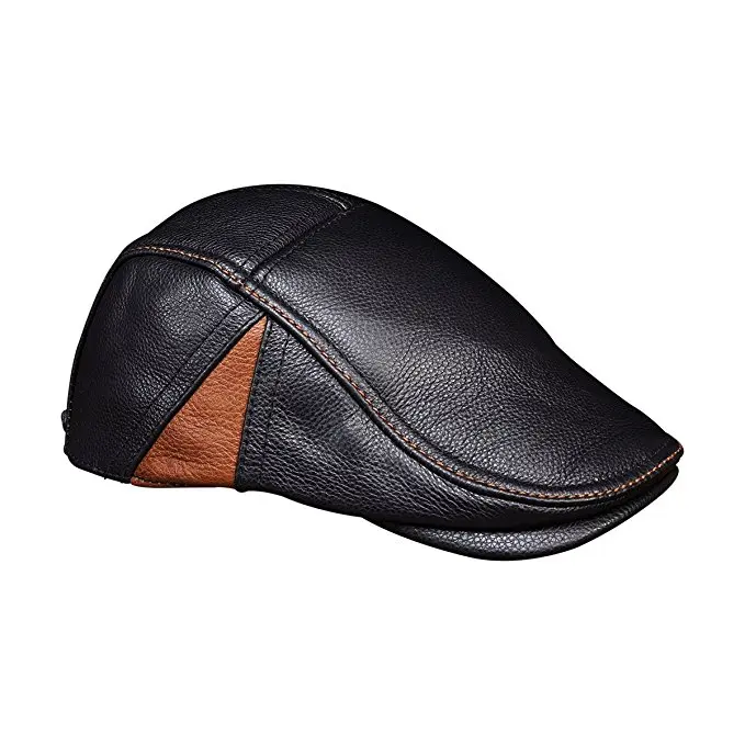 leather hunting hat