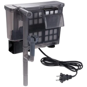 Image of Seabillion Aquarium High Efficient Waterfall Filter for 20-50 Gal Fish Tank FCC Certified Filter with Two Groups Filter Box