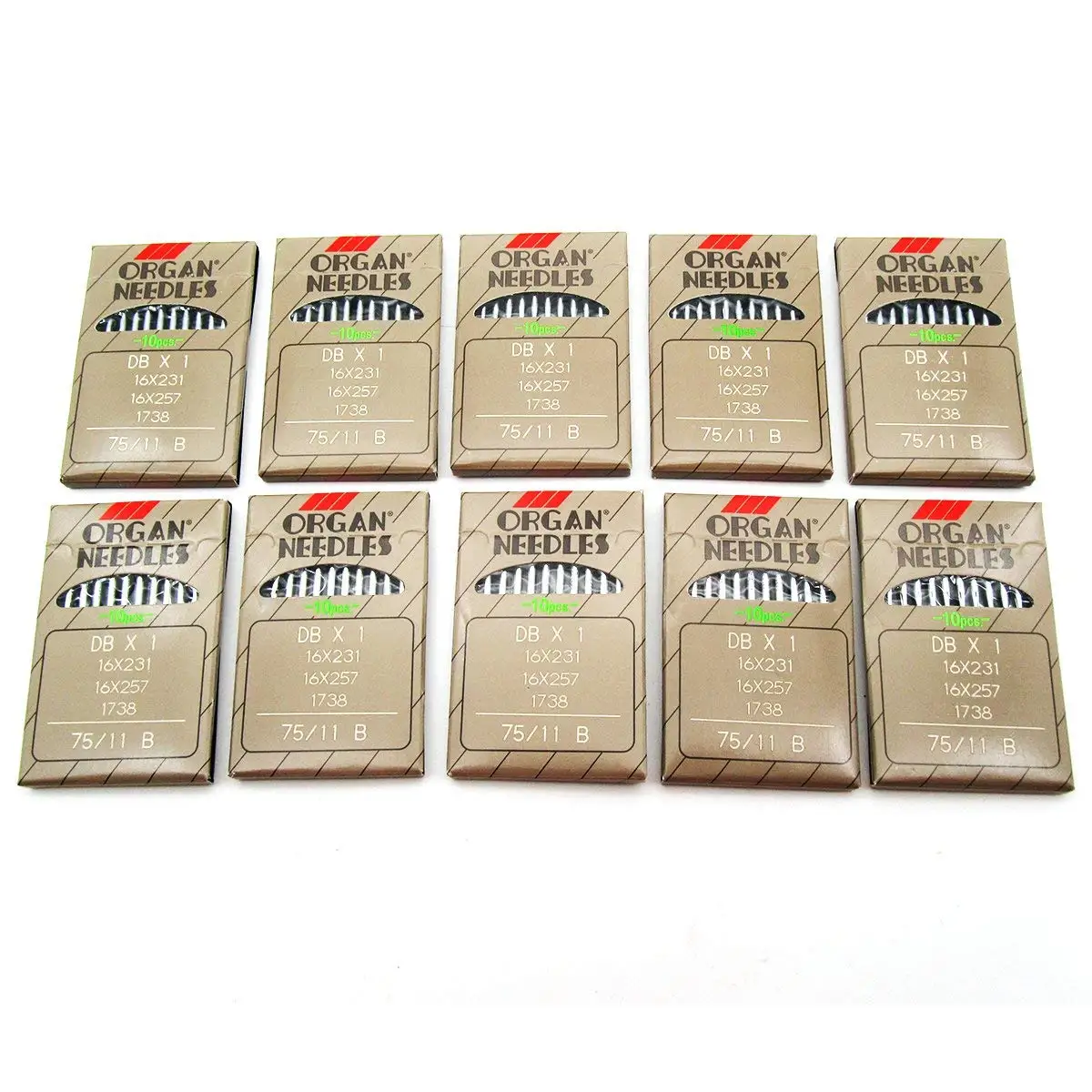 Get Quotations · 100 Japan ORGAN Sewing Machine Needles FOR JUKI DDL-555,DDL -5530,