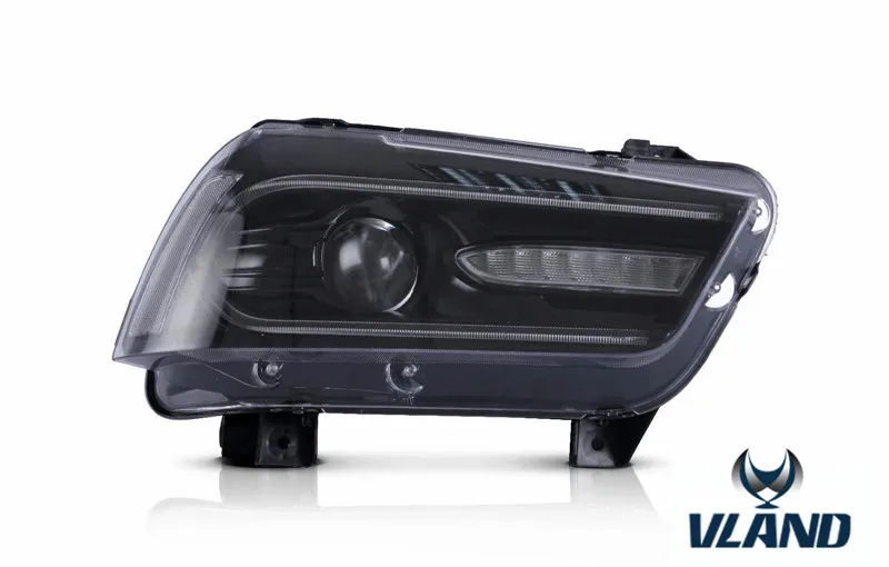 VLAND factory Car lamp for Charger Headlight 2011 2012 2013 2014  for LED Head Light wholesale price