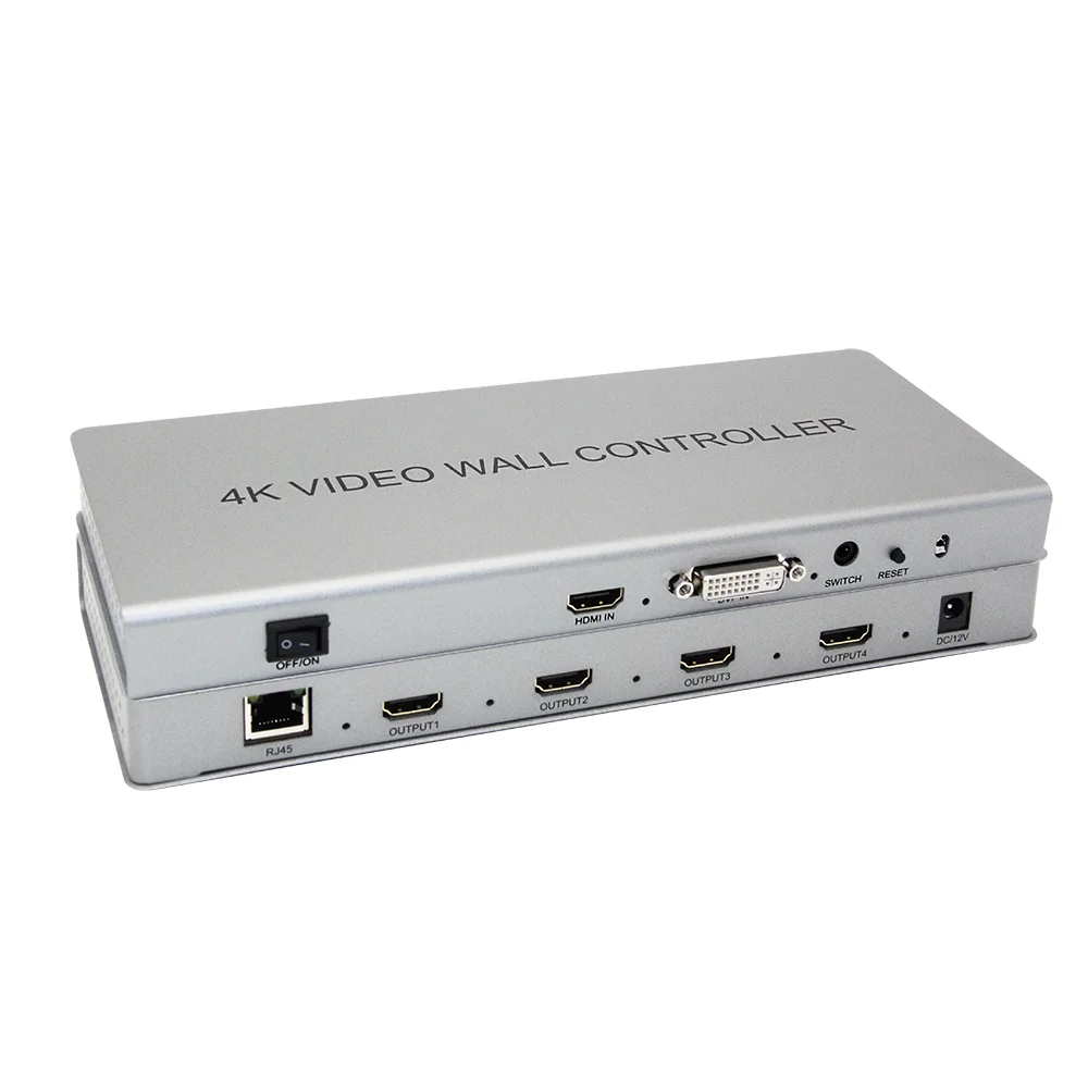 

Cheap China custom HDMI 2x2 4K Video Wall controller for home theater system, Silver